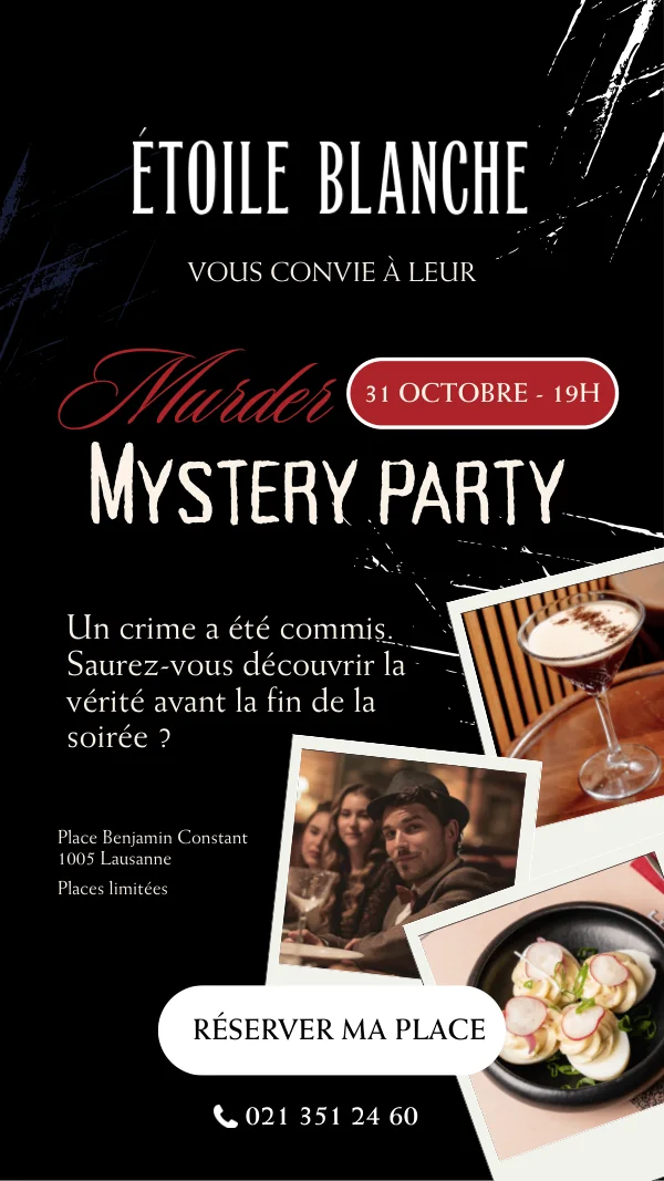 Story Instagram de la Murder Mystery Party